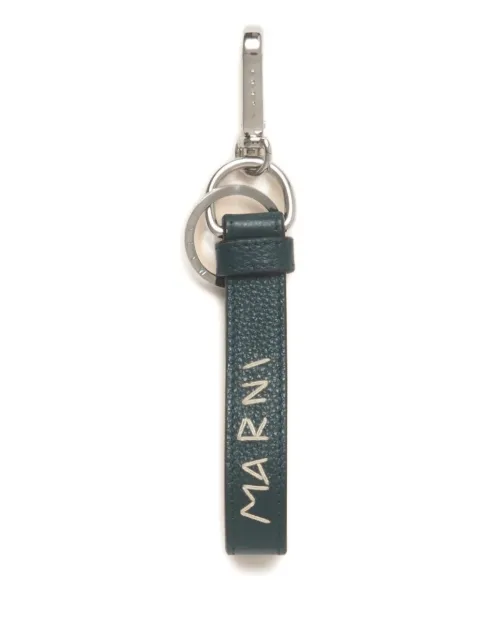 Marni Carabiner Hook Leather Keyring
