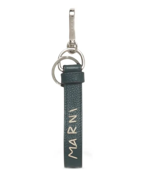 Marni Carabiner Hook Leather Keyring