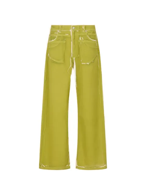 Marni five-pocket printed trousers