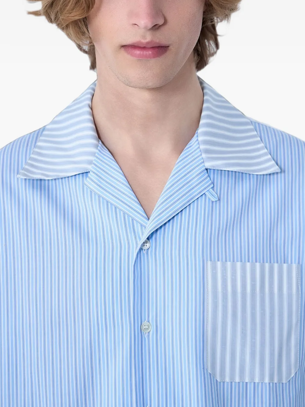 Marni Gestreept overhemd Blauw