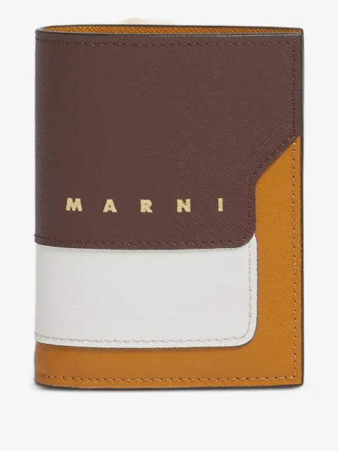 Marni portefeuille à plaque logo