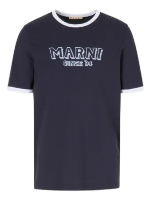 Moncler ロゴ Tシャツ | ブルー | FARFETCH JP