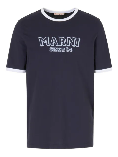 Marni crew-neck printed T-shirt