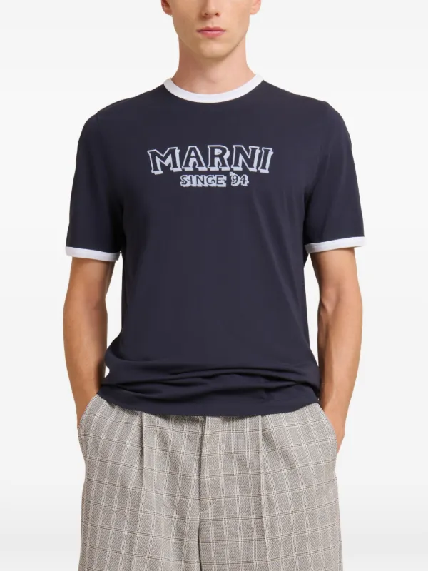 Marni プリント Tシャツ | ブルー | FARFETCH JP