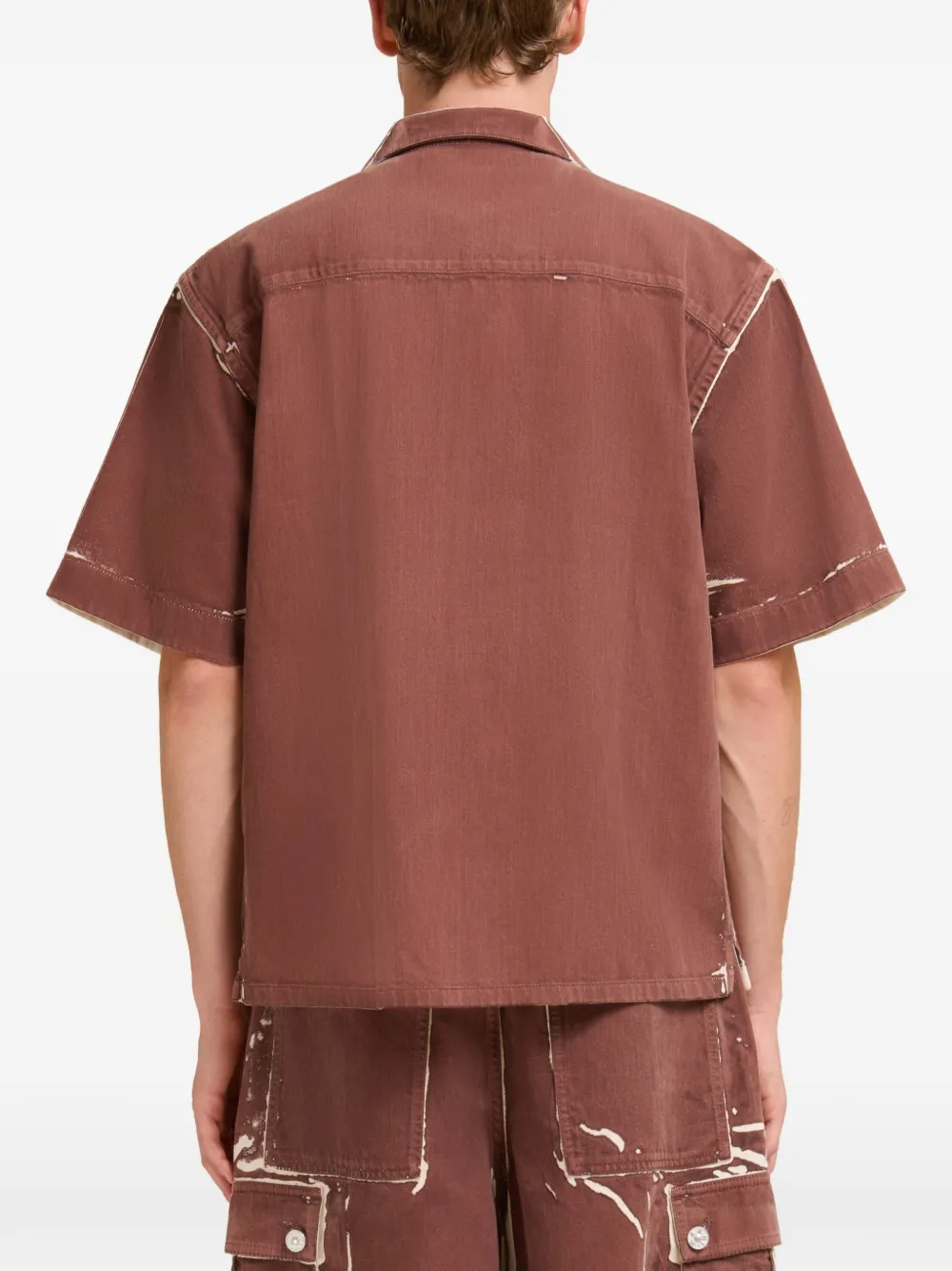 Marni Overhemd met logo Bruin