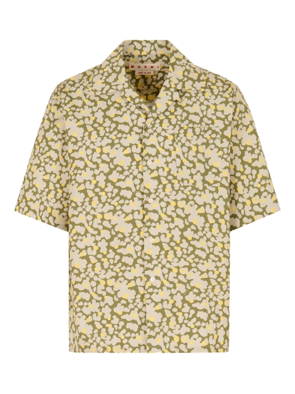 Marni camisa con estampado abstracto | verde | Image 1