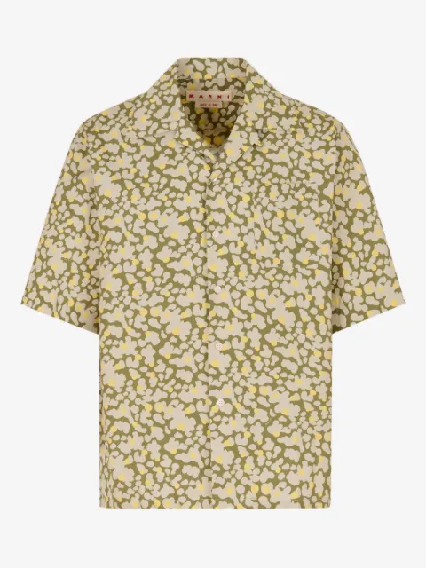 Marni short-sleeve abstract-print shirt