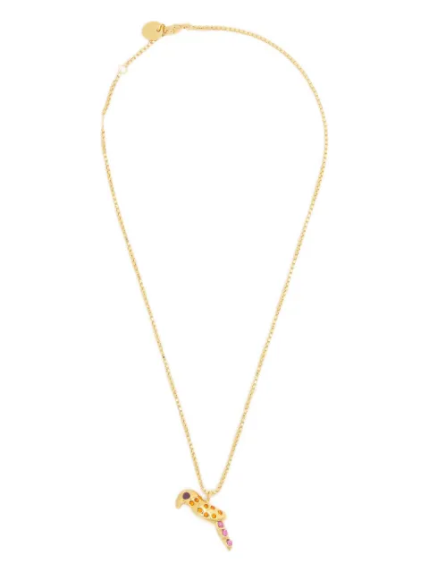 Marni parrot-pendant chain necklace