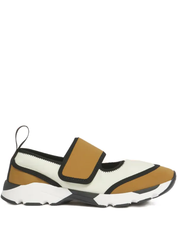 Marni Mary Jane Running Sneakers in White