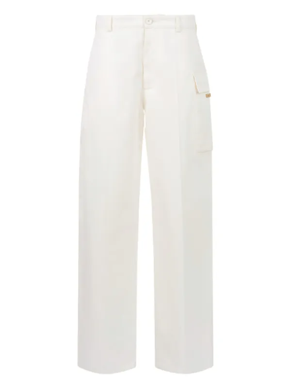 Marni Cargo-pocket Trousers in White
