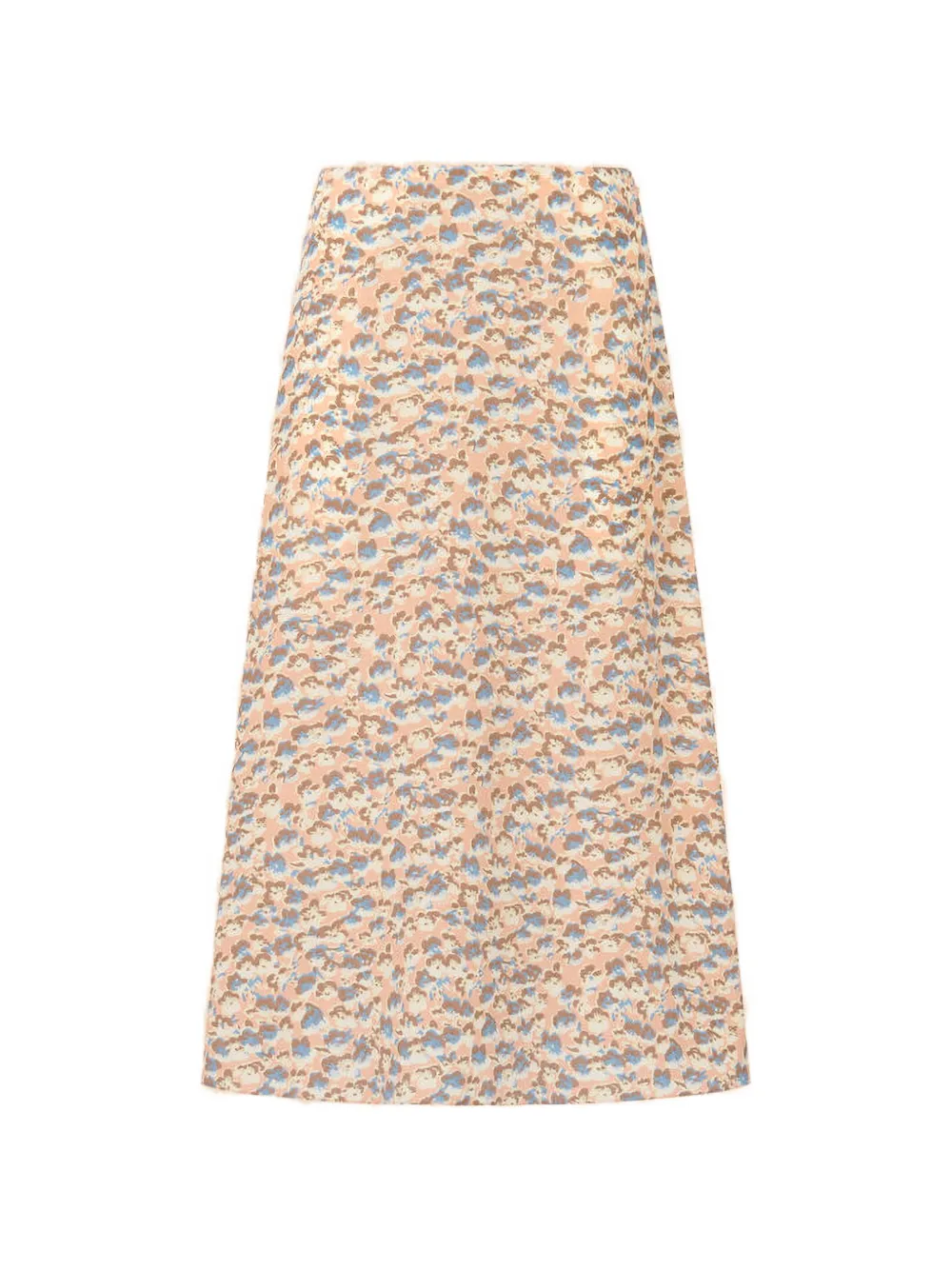 Marni crêpe de Chine fluid skirt with Anemones print