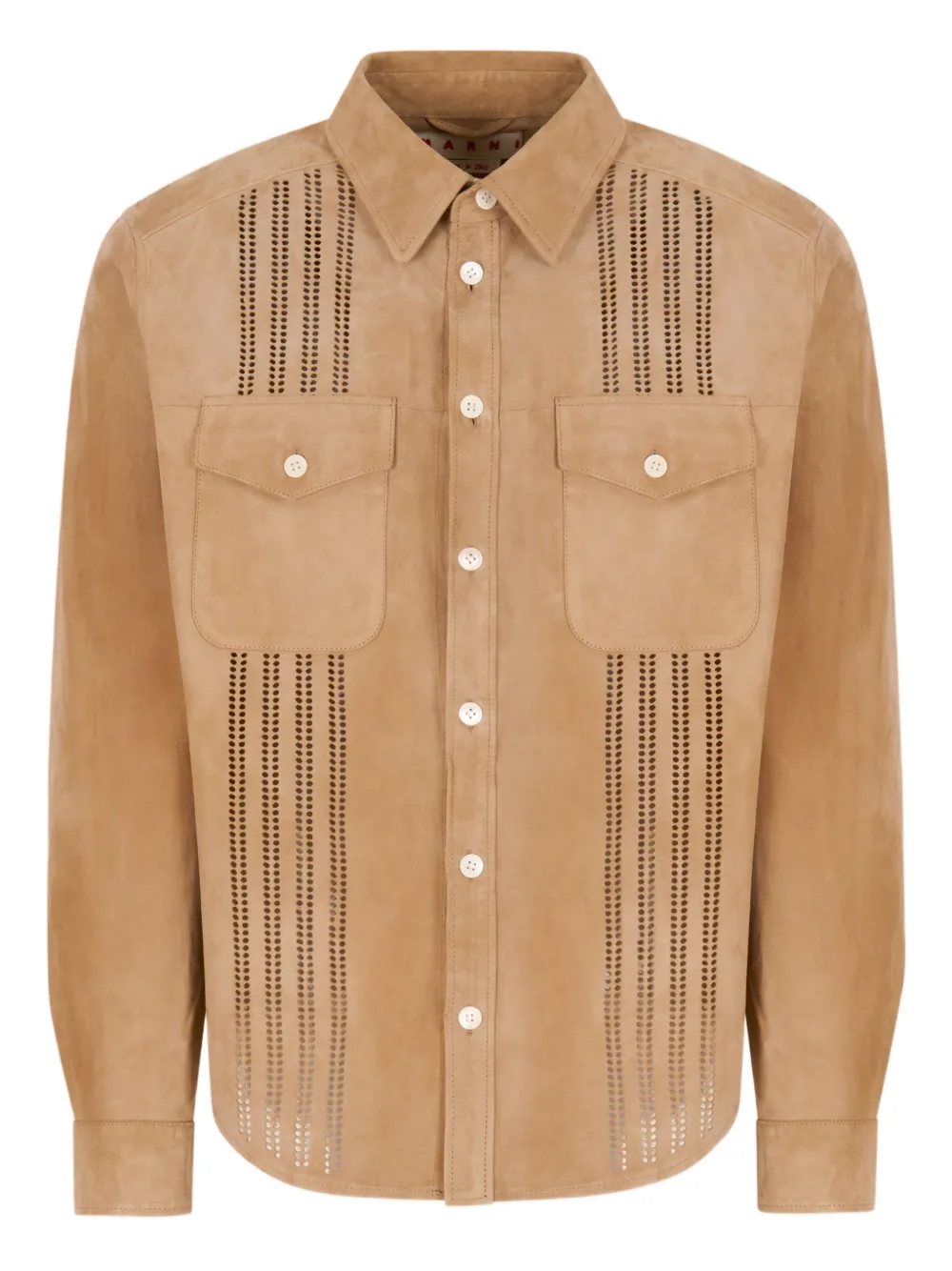 Marni Camicia con dettaglio cut-out - Toni neutri