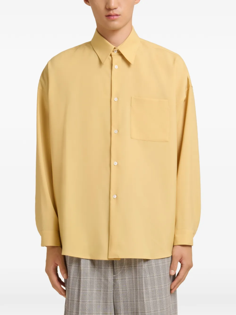  Marni Buttoned Pocket Shirt - Yellow 