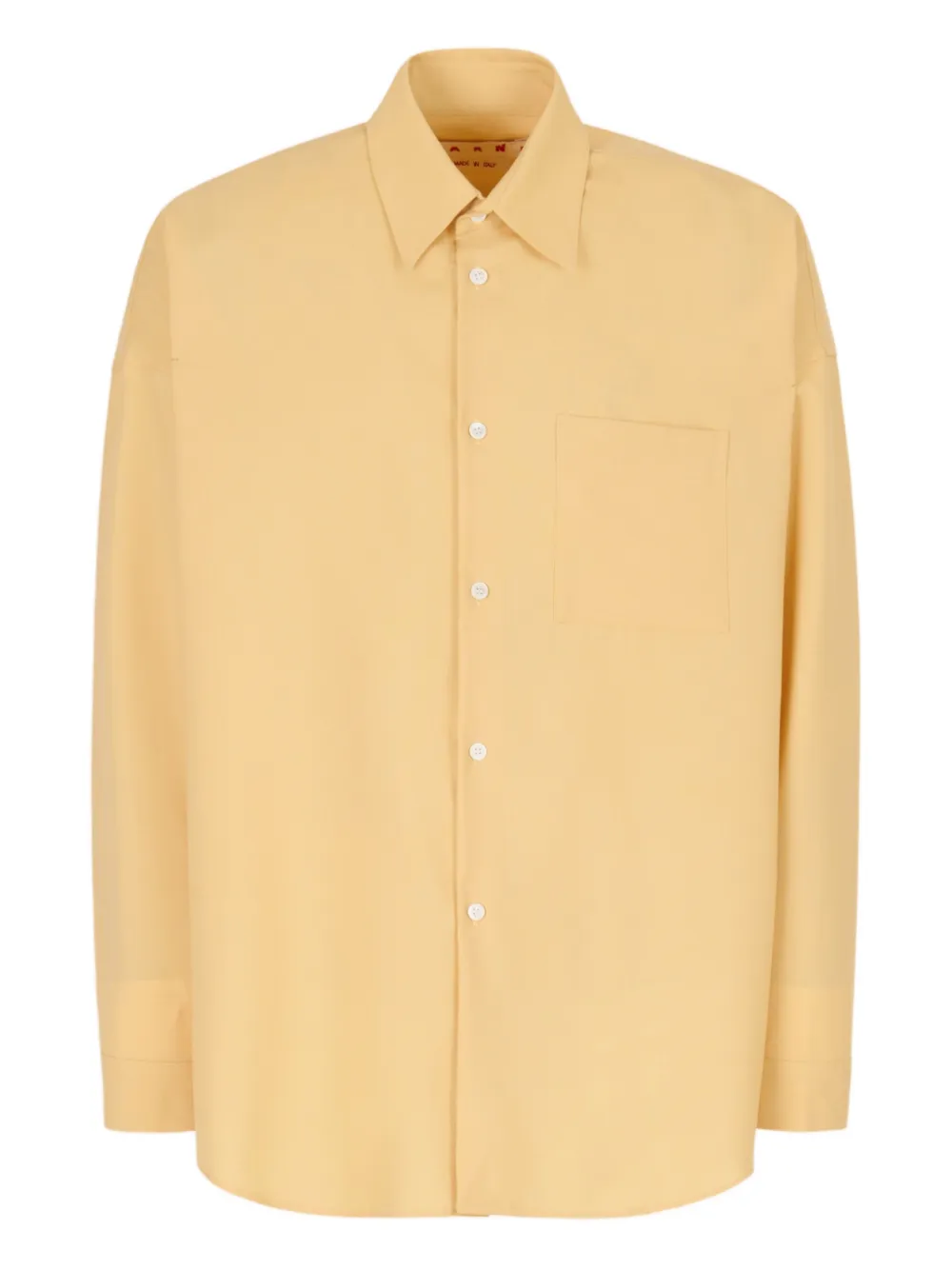 Marni camisa con bolsillo con botones | amarillo | Image 1