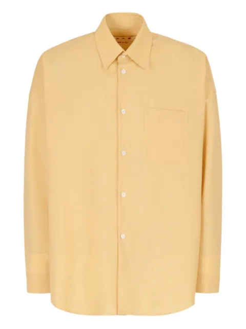 Marni camisa con bolsillo con botones