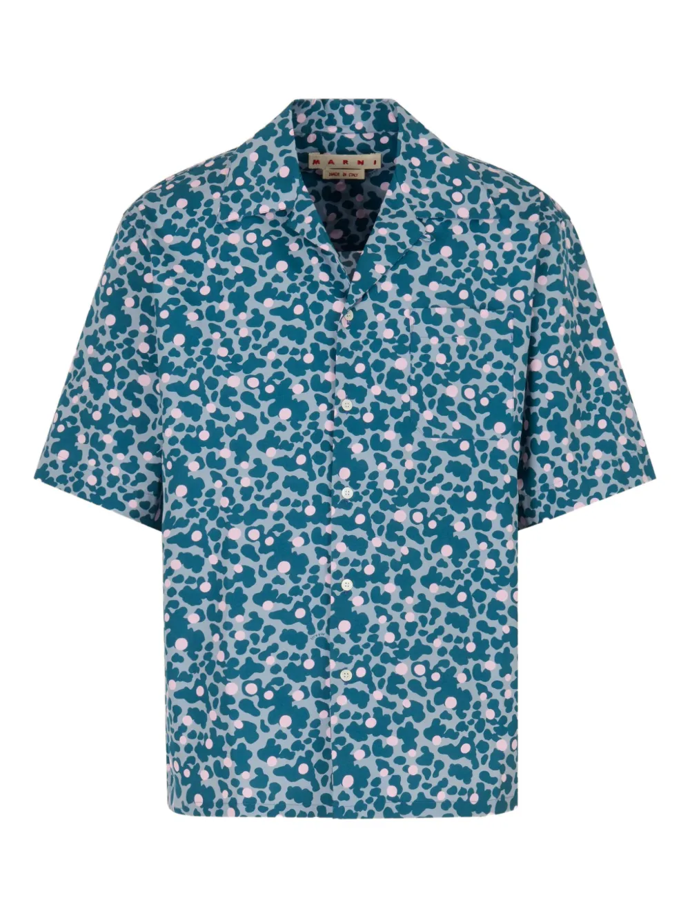 Marni short-sleeve pocket shirt - Blu