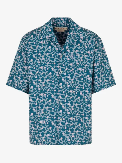 Marni camisa con bolsillo de manga corta