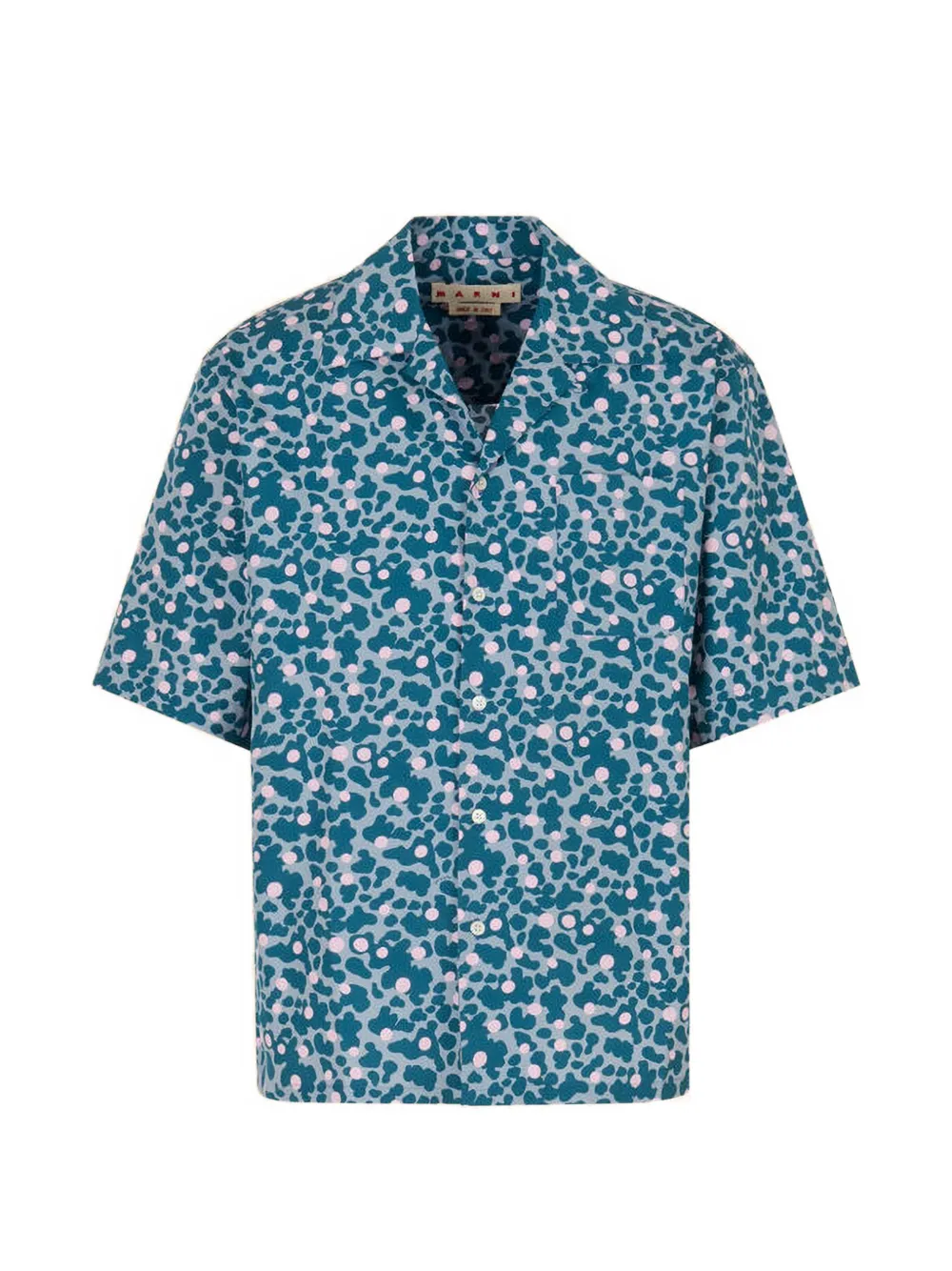 Marni short-sleeve pocket shirt - Blau