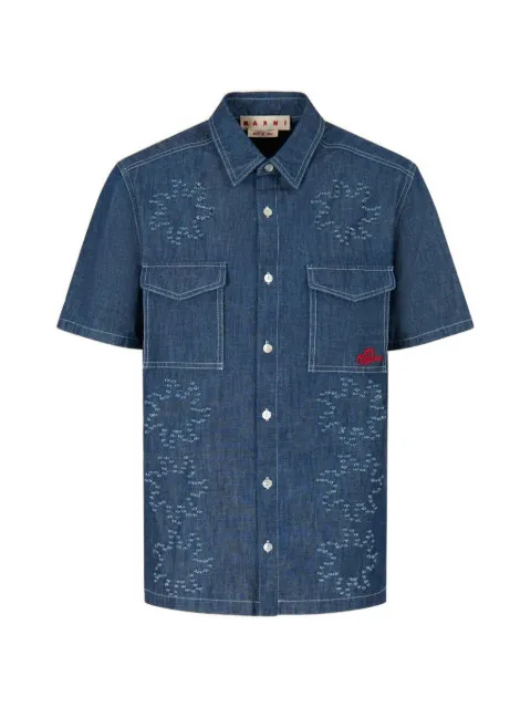 Marni pockets sun-detail shirt