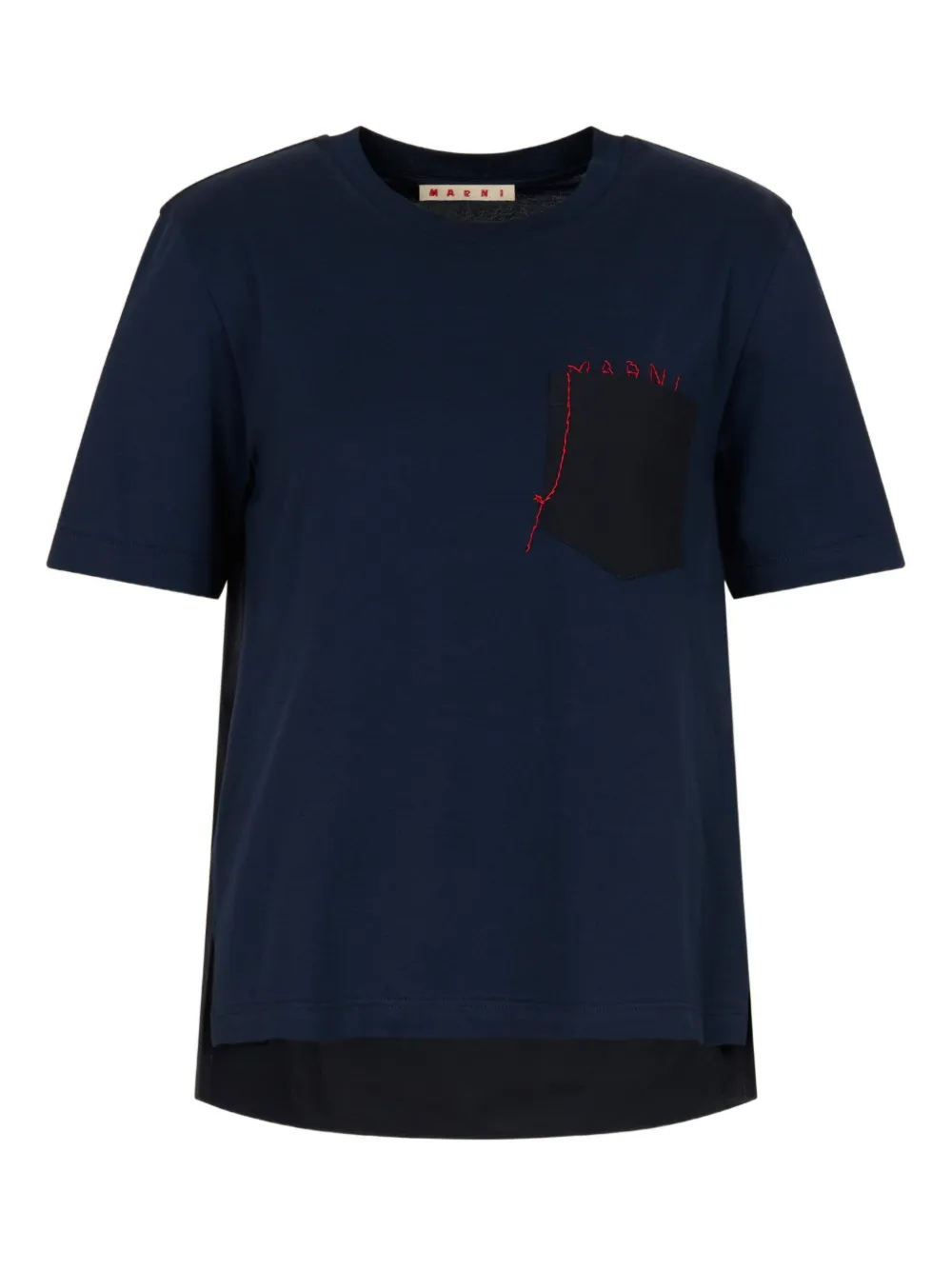 Marni T-shirt con logo - Blu
