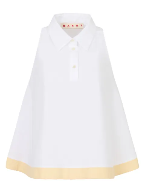 Marni camisa con cuello de playera tipo polo