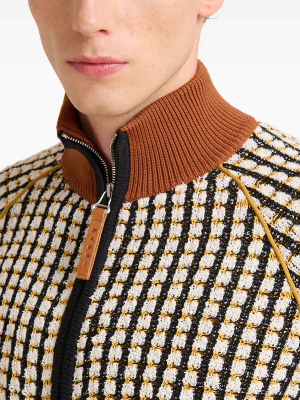 Marni Sweater met rits Zwart