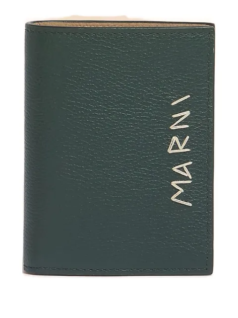 Marni logo-lettering bifold wallet