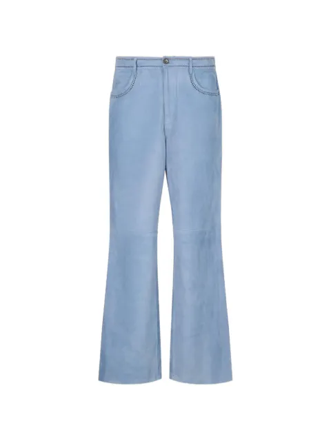 Marni suede trousers with cut-out detailing