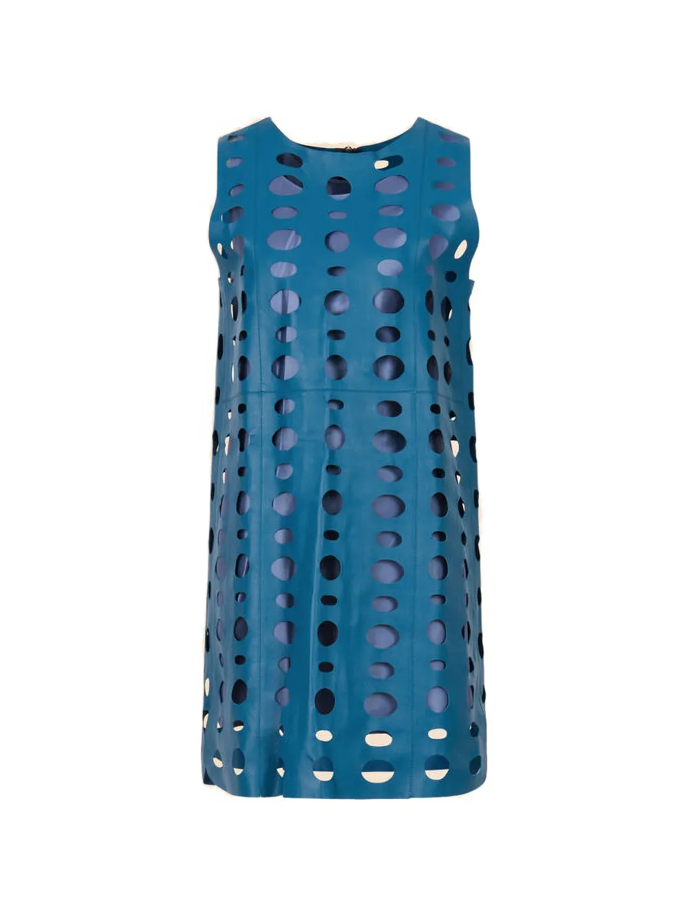 Marni Ärmelloses Minikleid mit Cut-Out - Blau