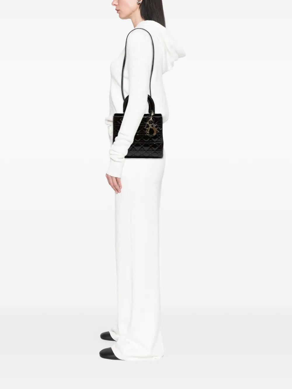 Christian Dior Pre-Owned 2010 Medium Patent Cannage Lady Dior satchel | Pre-Owned | Image 2