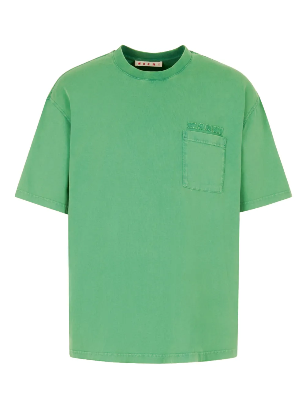 Marni playera con detalle del logo | verde | Image 1