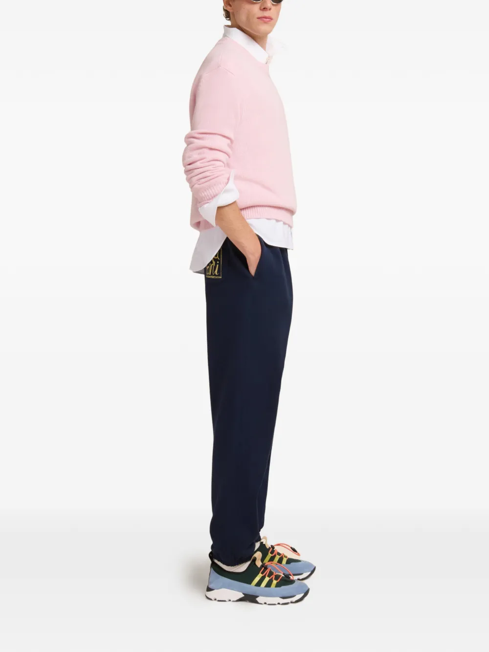 grawstring logo-print track pants