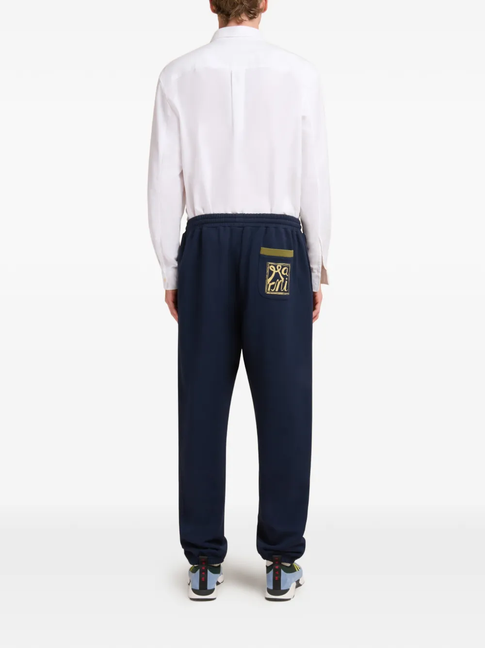 grawstring logo-print track pants