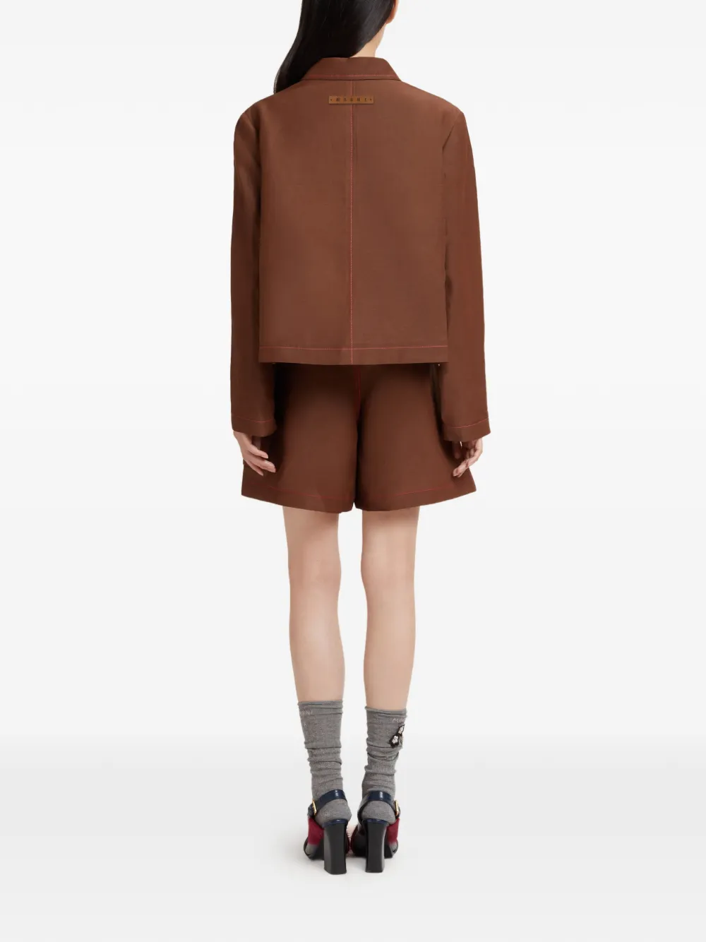 Marni Jack met lange mouwen Bruin
