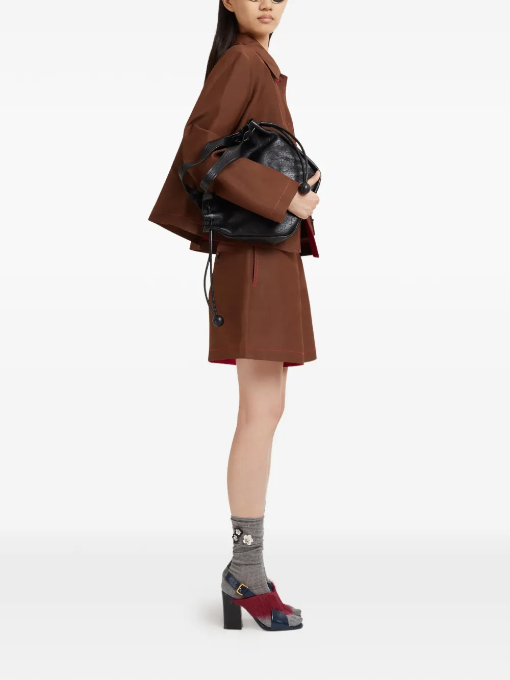  Marni Long-sleeve Jacket - Brown 