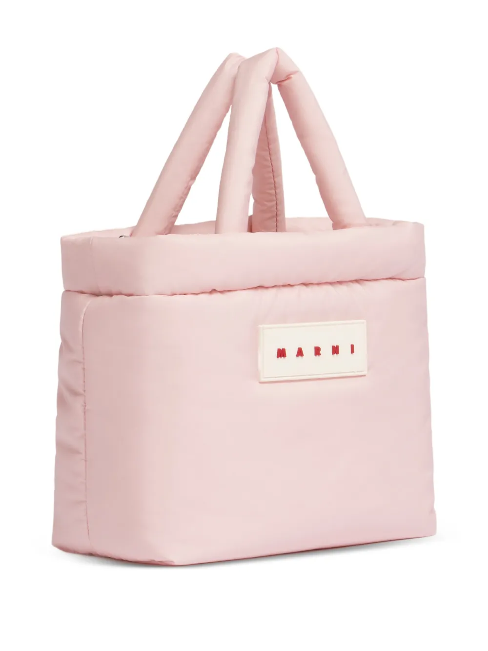 Marni Shopper met logopatch Roze
