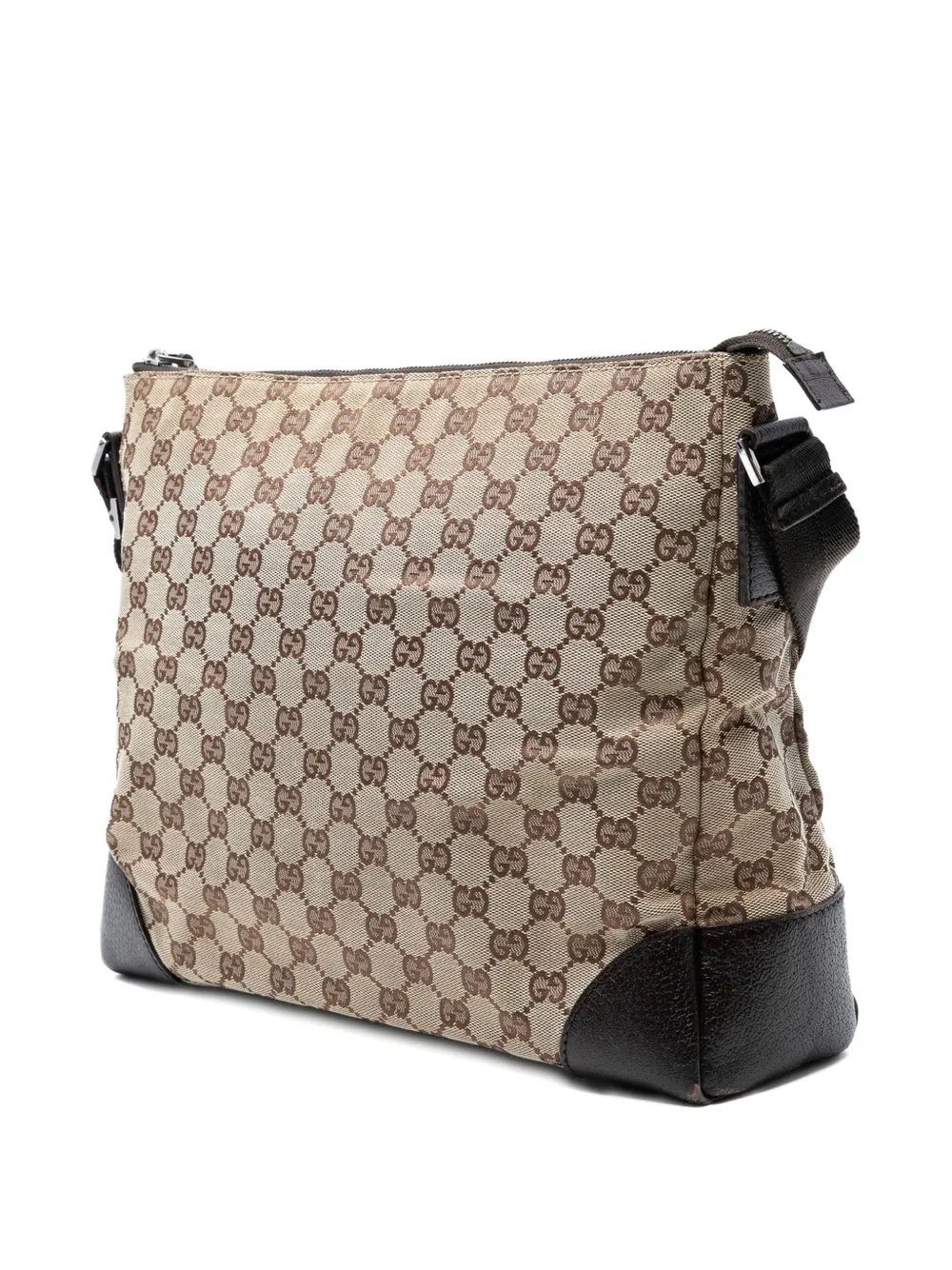 GUCCI Pre-owned 2000-2015 Gg Canvas Joy Messenger Crossbody Bag In Brown