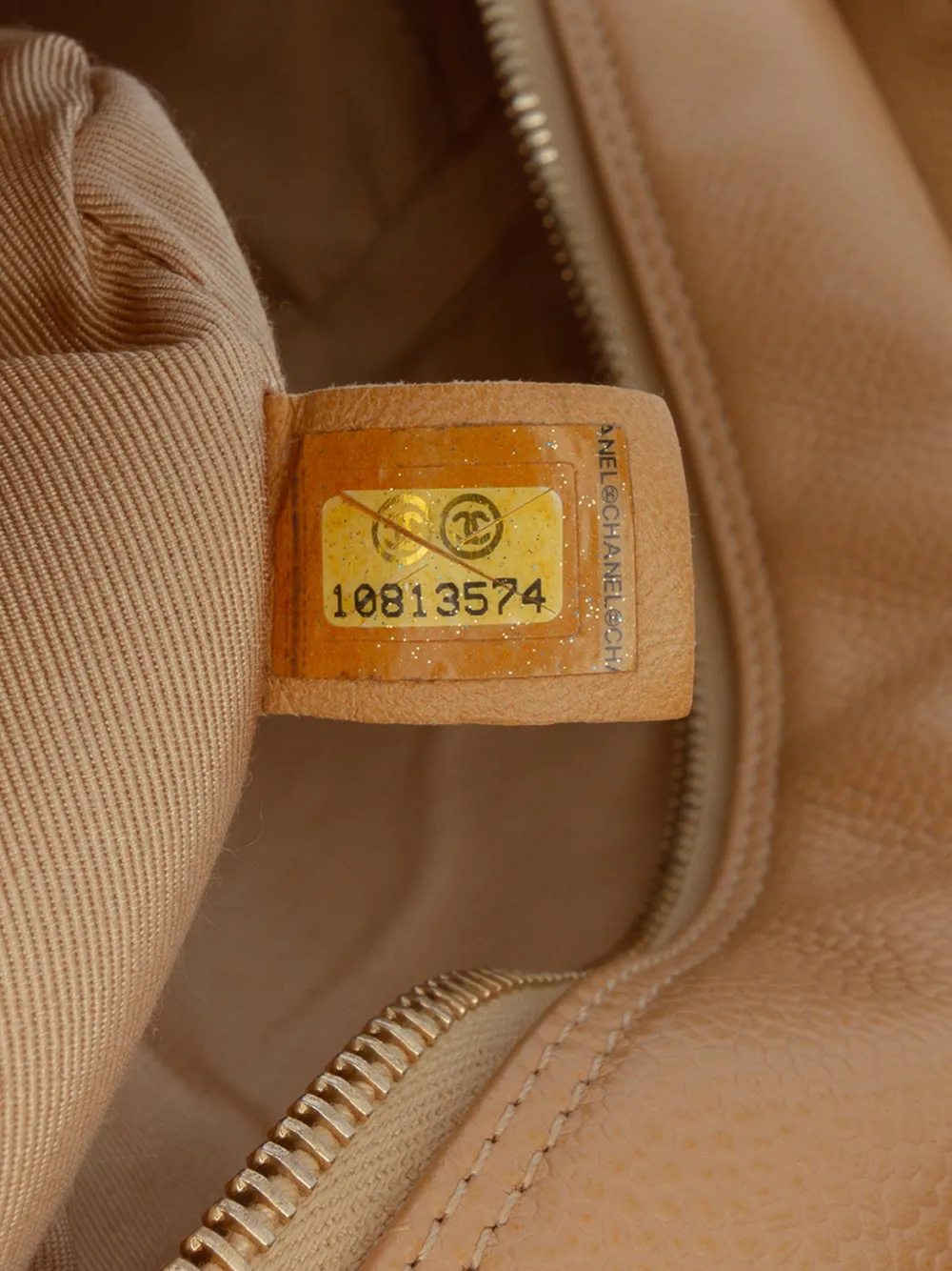 Pre-owned Chanel 2005-2006 Petite Caviar Timeless Tote Bag In Brown