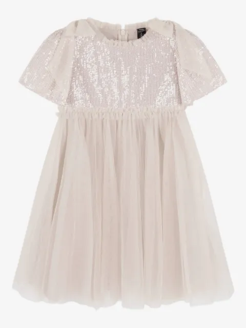 NEEDLE & THREAD KIDS Gerüschtes Paloma Paillettenkleid