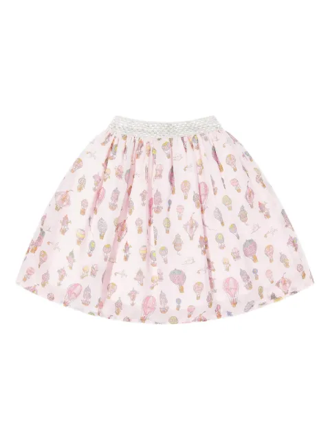 Atelier Choux Ballerina balloon-print skirt