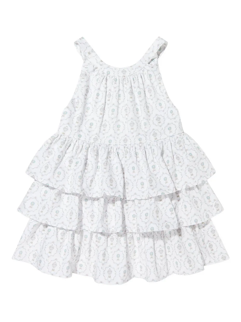 Atelier Choux Camille ruffled tiered dress - Bianco