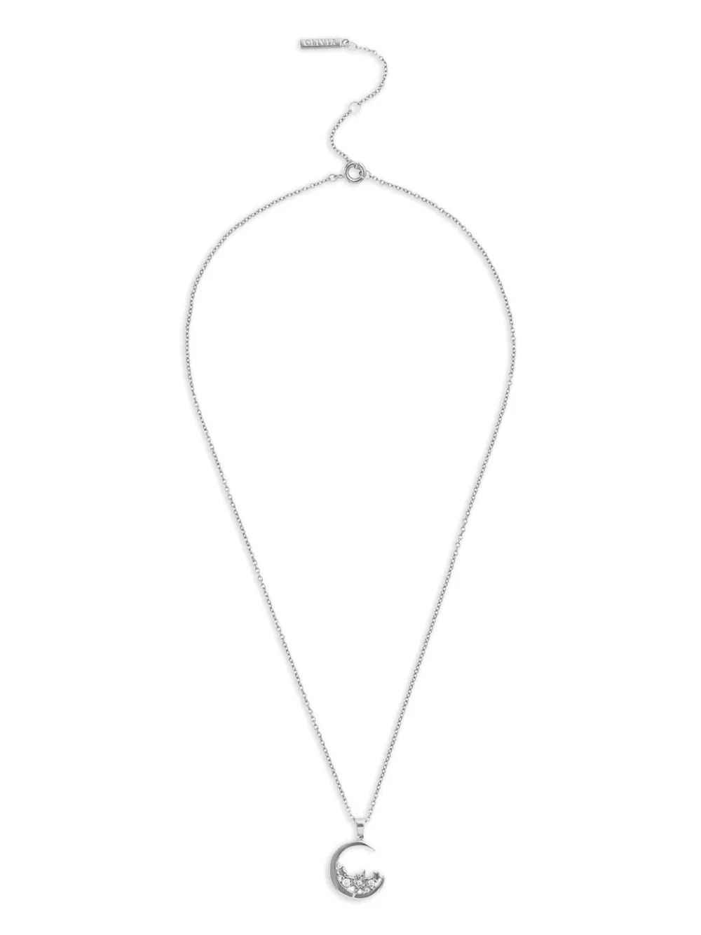 Celestial Cluster Moon Necklace