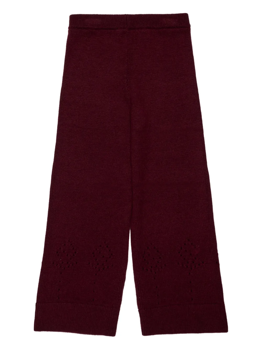 Marni Kids Gebreide broek Rood