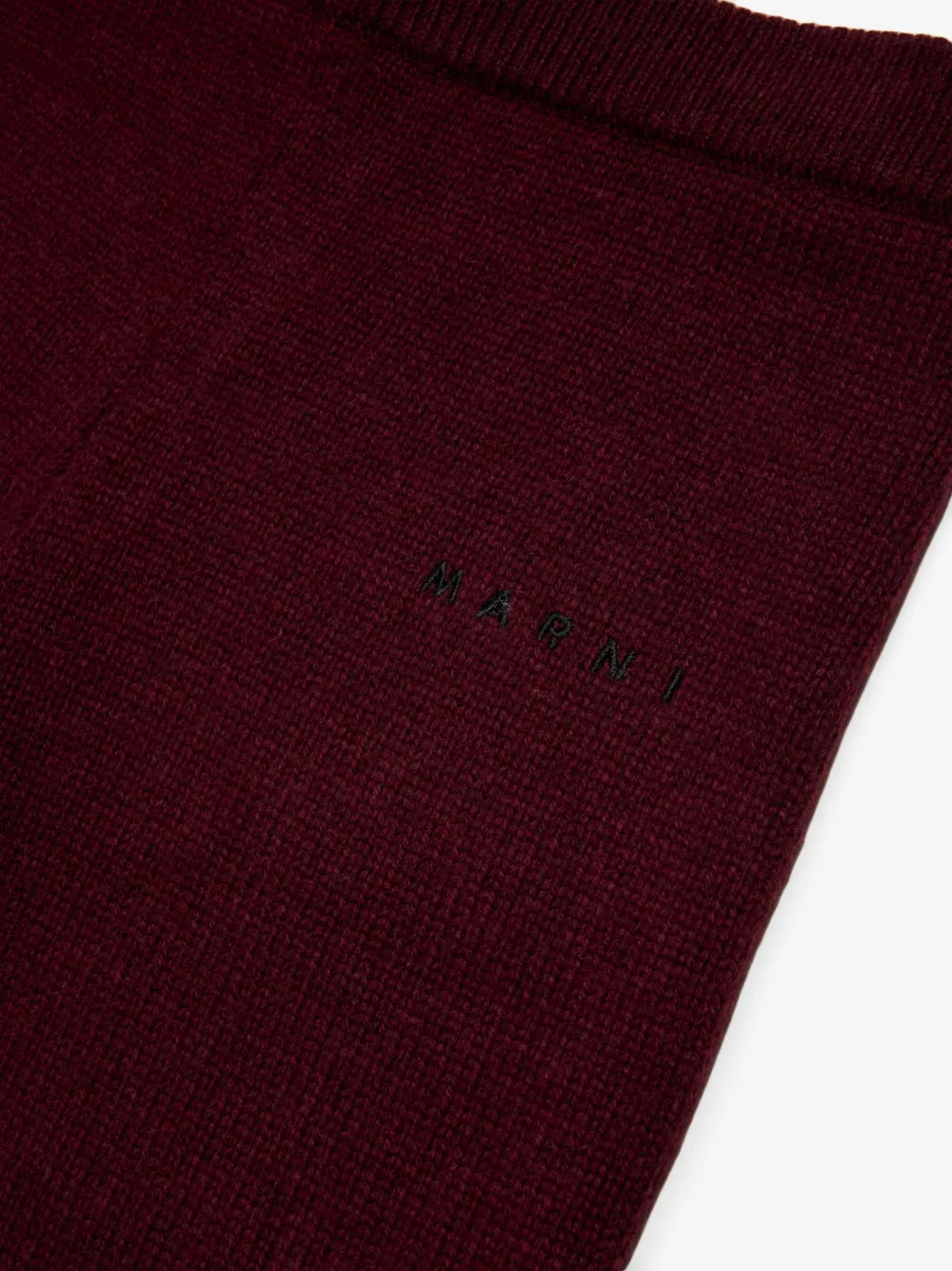 Marni Kids Gebreide broek Rood