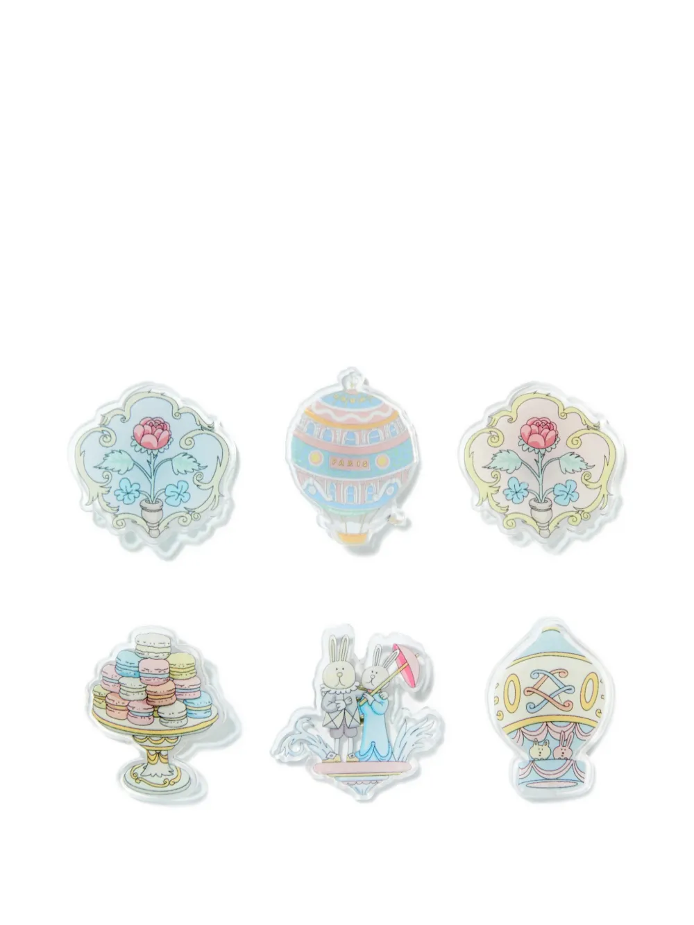 Atelier Choux Jeanne snap-on jewels - Blau