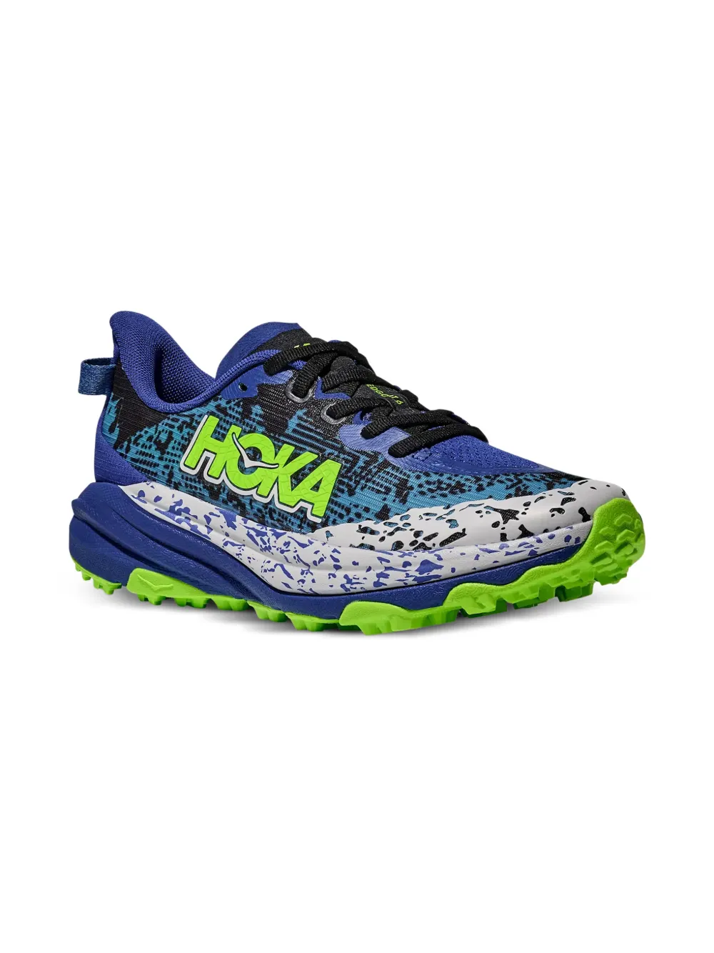 HOKA KIDS logo-print sneakers - Blu