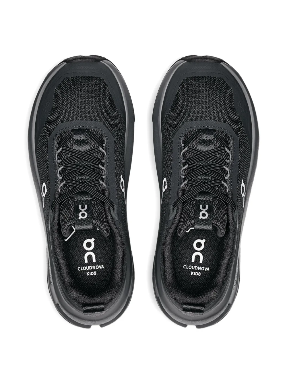on running kids Cloudnova sneakers met logoprint Zwart