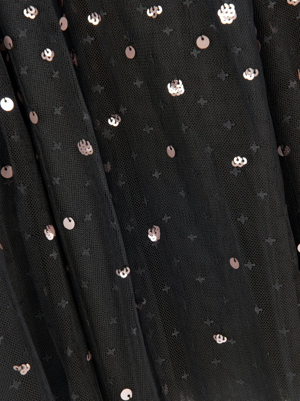 NEEDLE & THREAD KIDS Moonlight jurk verfraaid met pailletten Zwart