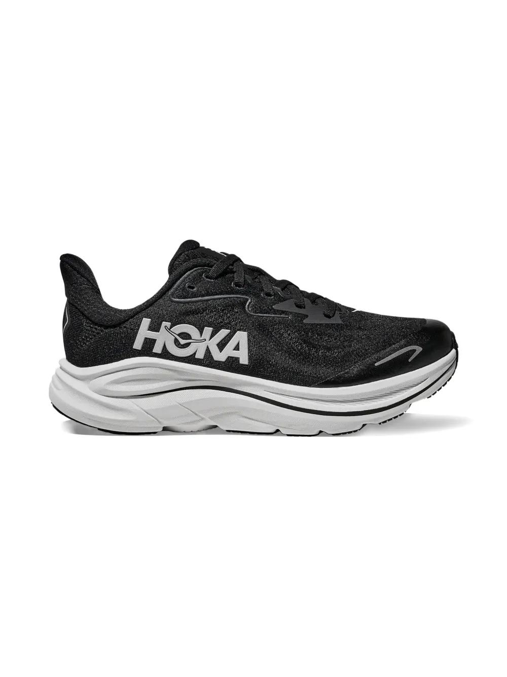 HOKA KIDS logo-embellishment sneakers - Zwart