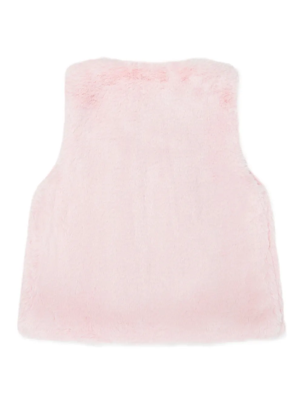  Atelier Choux Faux-fur Balloon-embellishment Gilet - Pink 